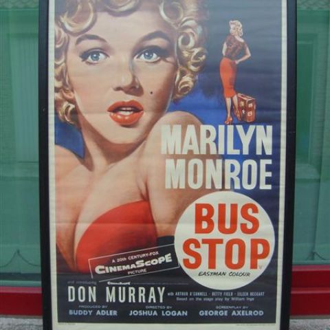 'Bus Stop' (Marilyn Monroe) U.S. vertical poster